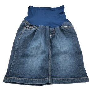 Oh Baby By Motherhood Maternity Denim Skirt Small S